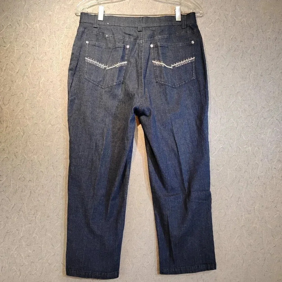 Haggar NWOT Women's Embroidered Jeans in Size 10 - Picture 5 of 9